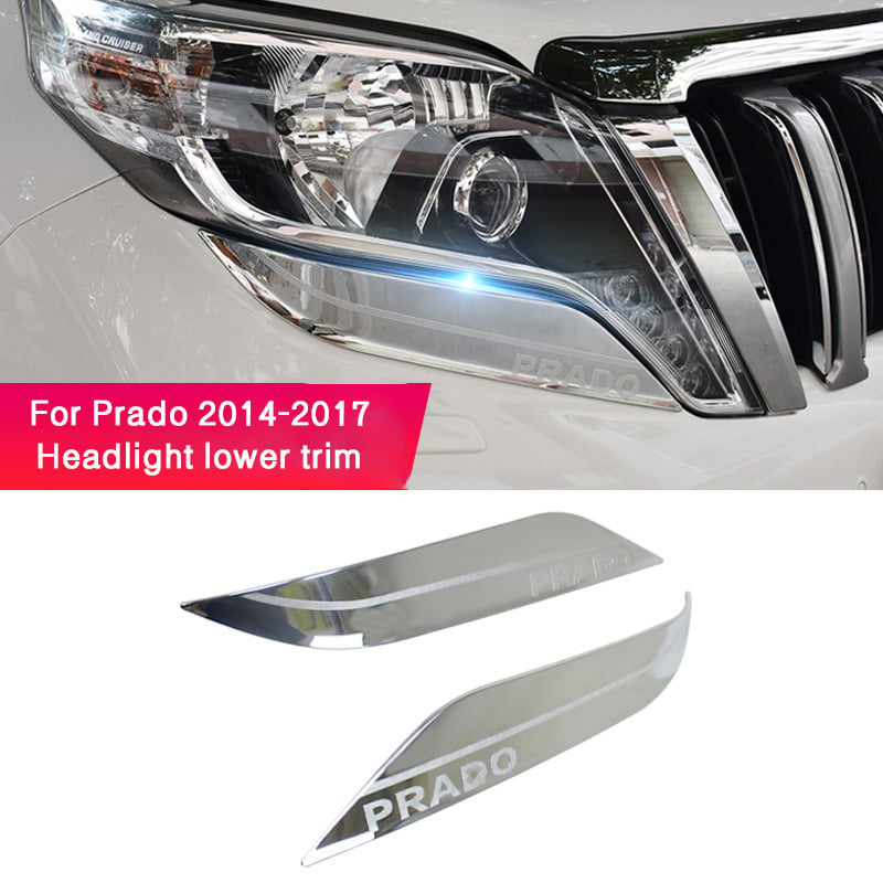 ABS διακοσμητικό πλαίσιο πίσω φώτων Toyota Prado 2014-2017 με κάλυμμα φωτός ομίχλης