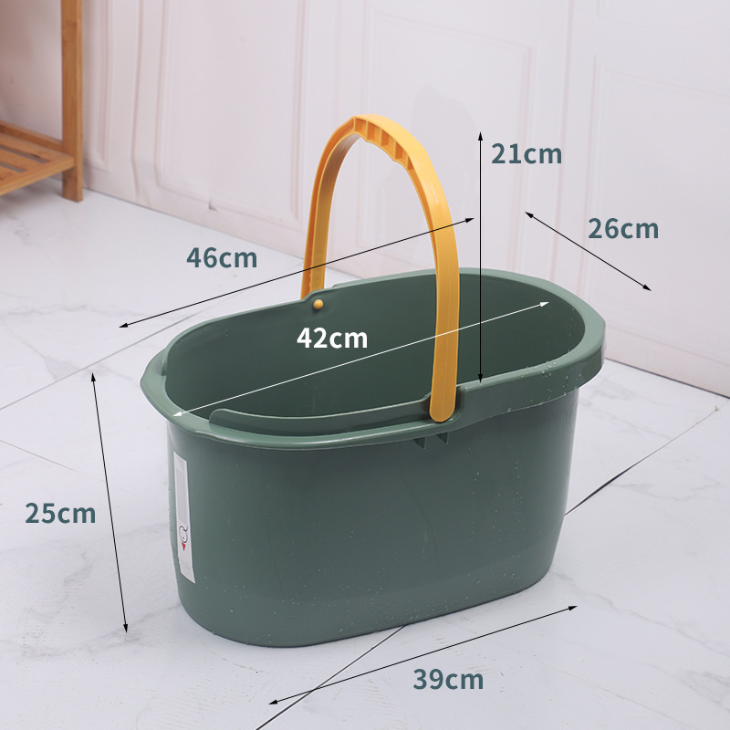 Plastična kanta za mop sa širokim otvorom, prijenosna pravokutna kanta za iscijeđenje
