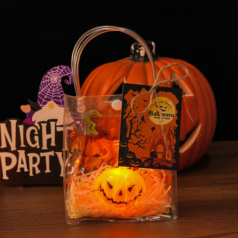 Noćna lampica s bundevom za Halloween, mini lampica, prijenosni poklon za djecu i djevojčice, dekoracija za spavaću sobu