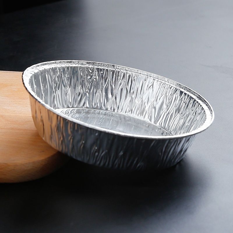 Kružna jednokratna posuda od aluminijske folije za fritezu na zrak, debeli aluminijski list, otporan na visoke temperature, za pečenje.