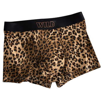Muške bokserice s leopard uzorkom - prozračne, brzo se suše