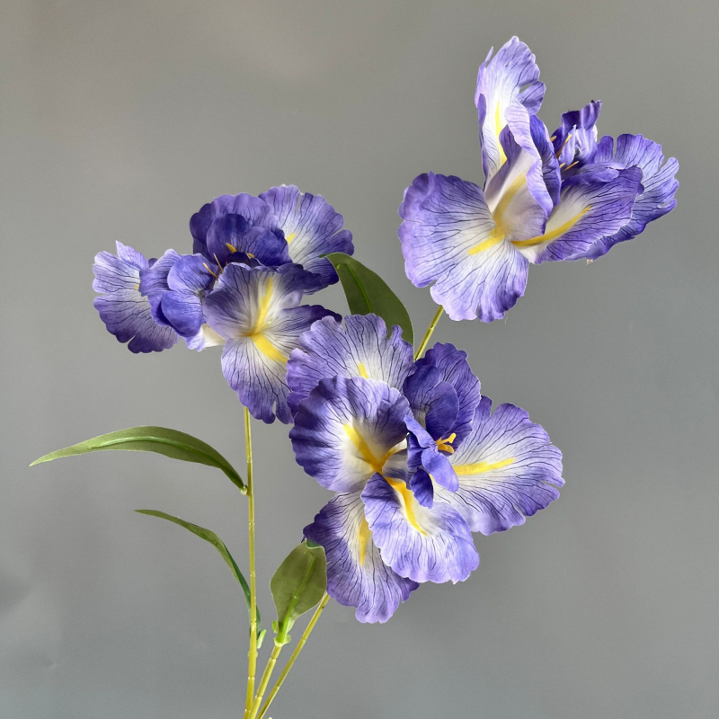 Umjetni iris Alice za kućnu dekoraciju, svadbene scene i rekvizite za fotografiju u Monetovu stilu