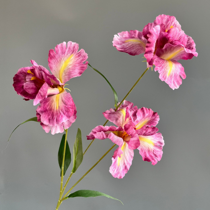 Umjetni iris Alice za kućnu dekoraciju, svadbene scene i rekvizite za fotografiju u Monetovu stilu