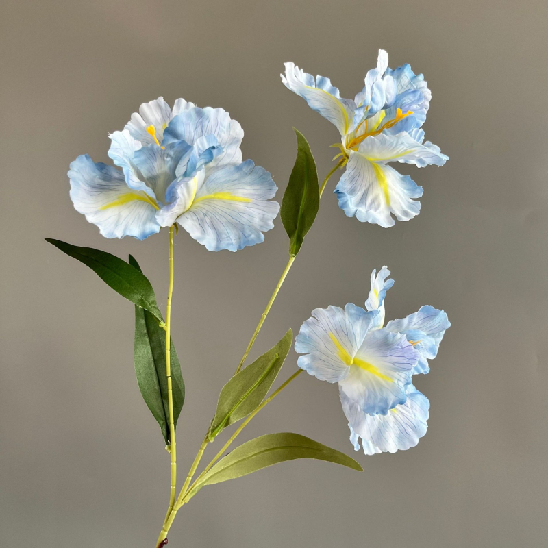 Umjetni iris Alice za kućnu dekoraciju, svadbene scene i rekvizite za fotografiju u Monetovu stilu