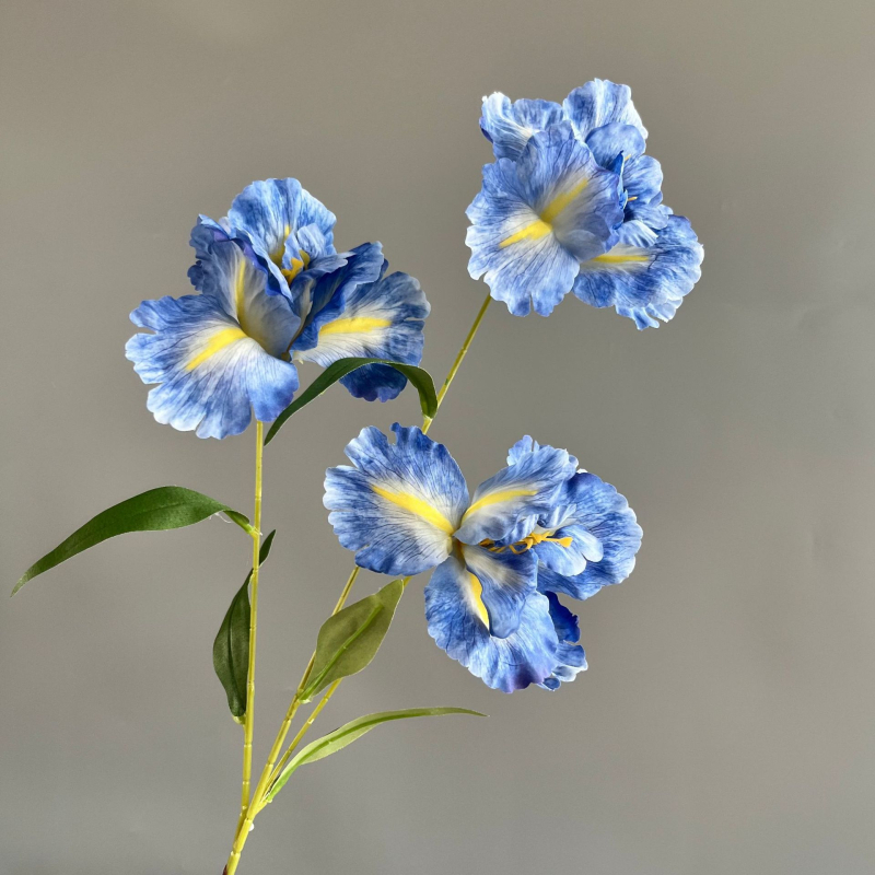 Umjetni iris Alice za kućnu dekoraciju, svadbene scene i rekvizite za fotografiju u Monetovu stilu