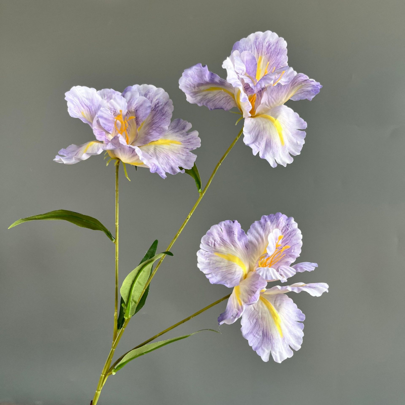 Umjetni iris Alice za kućnu dekoraciju, svadbene scene i rekvizite za fotografiju u Monetovu stilu