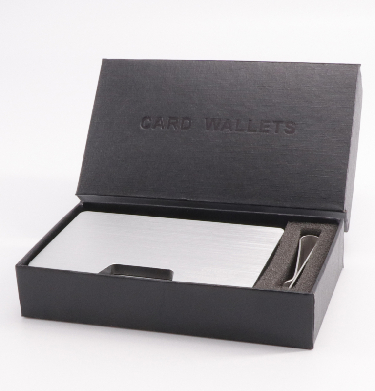 Metalni RFID ultra-tanki držač kartica, aluminijsko tijelo, višenamjenski