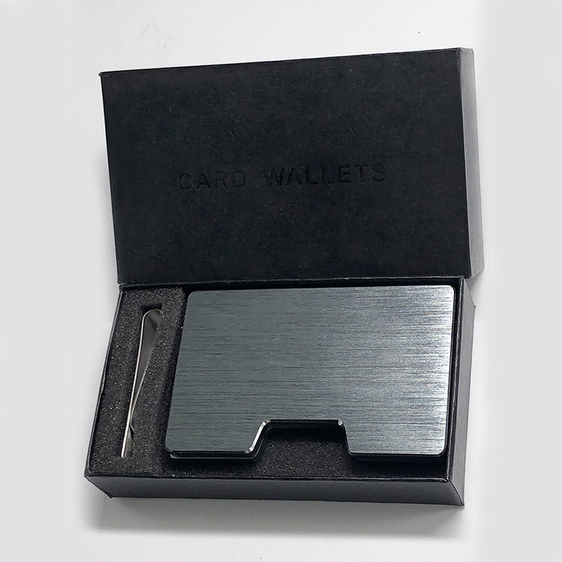 Metalni RFID ultra-tanki držač kartica, aluminijsko tijelo, višenamjenski
