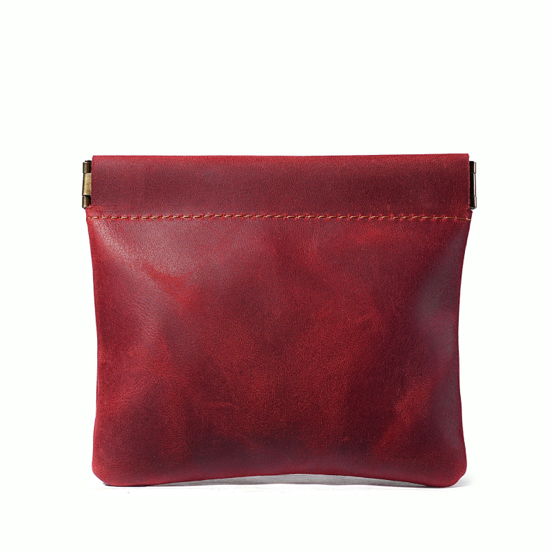 Crazy Horse kožni muški retro novčanik za kovanice, mini novčanik od prave kože, unisex