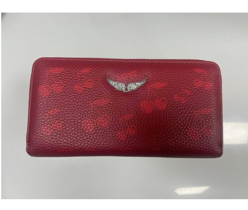 Zv Bag ženska PU torba s metalnim lancem, novčanik i držač kartica, clutch, mali novčanik, 2025 europsko-američki retro stil