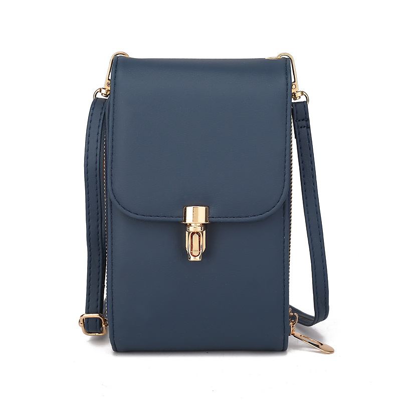 Nova ženska crossbody torba u korejskom stilu, s mini bravom, džep za telefon s velikim zaslonom, vertikalna mala torba.