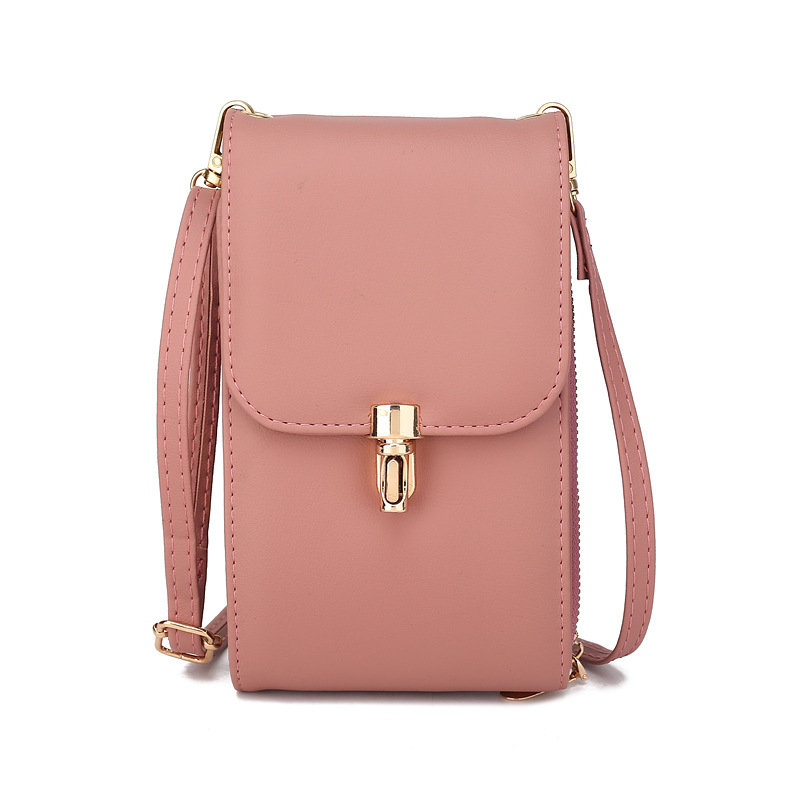 Nova ženska crossbody torba u korejskom stilu, s mini bravom, džep za telefon s velikim zaslonom, vertikalna mala torba.