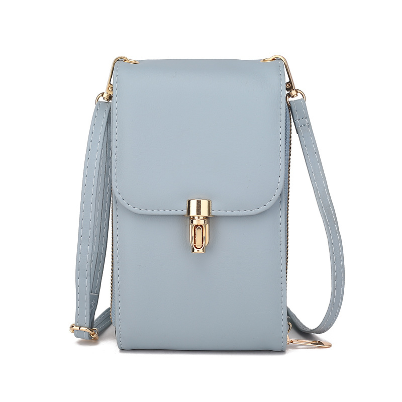 Nova ženska crossbody torba u korejskom stilu, s mini bravom, džep za telefon s velikim zaslonom, vertikalna mala torba.