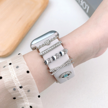 Кристално диамантено бижу за каишка на часовник — аксесоар за Apple Watch Series 9/10 и дамски каишки Xiaomi