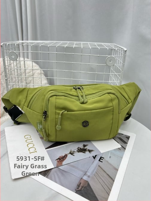 Chibao Dámska nylonová crossbody taška na pás, malá ramenná taška 5931SF