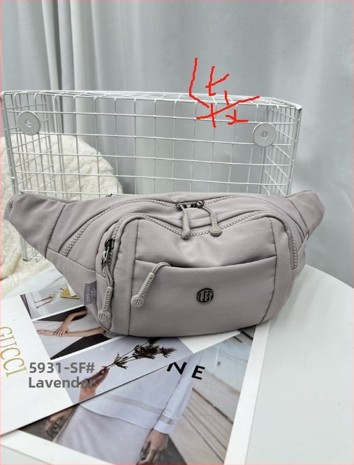 Chibao Dámska nylonová crossbody taška na pás, malá ramenná taška 5931SF