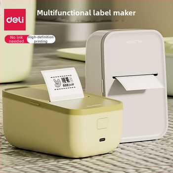 Портативен Bluetooth термален принтер за етикети – мини принтер за етикети за имена и класификационни етикети, печат в диапазон 15–55 мм