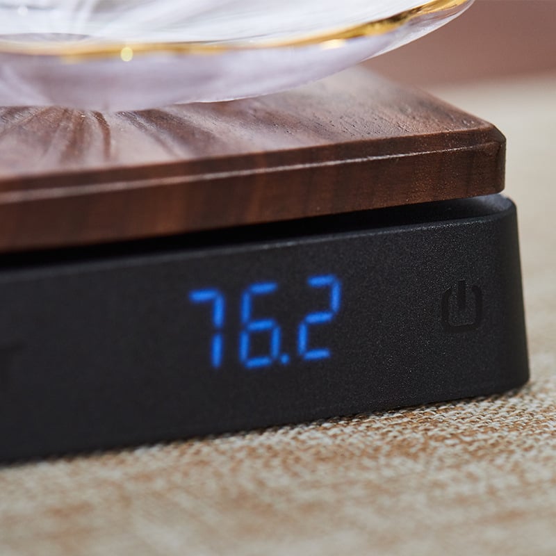 Drvena mini vaga za čaj, elektronička vaga za gram, za Pu'er čaj i čajne dodatke, kućno mjerenje zrna kave