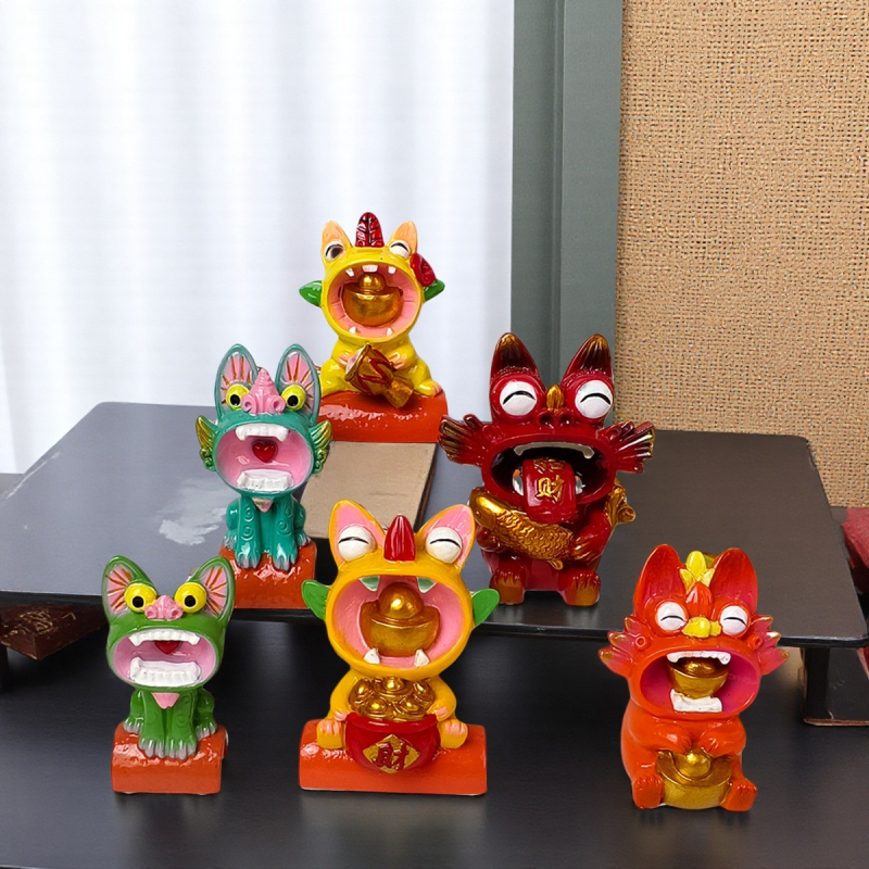 Smolna figura – mačka sreće, desktop dekoracija, suvenir iz Yunnana, poklon za Dali i Lijiang