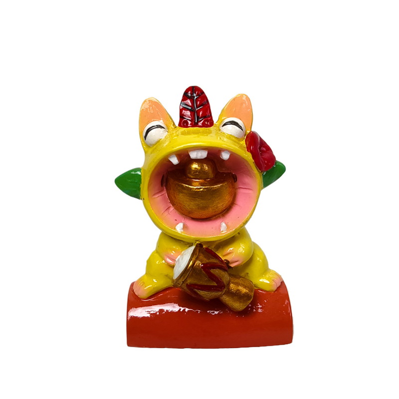 Smolna figura – mačka sreće, desktop dekoracija, suvenir iz Yunnana, poklon za Dali i Lijiang