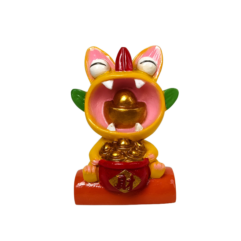 Smolna figura – mačka sreće, desktop dekoracija, suvenir iz Yunnana, poklon za Dali i Lijiang