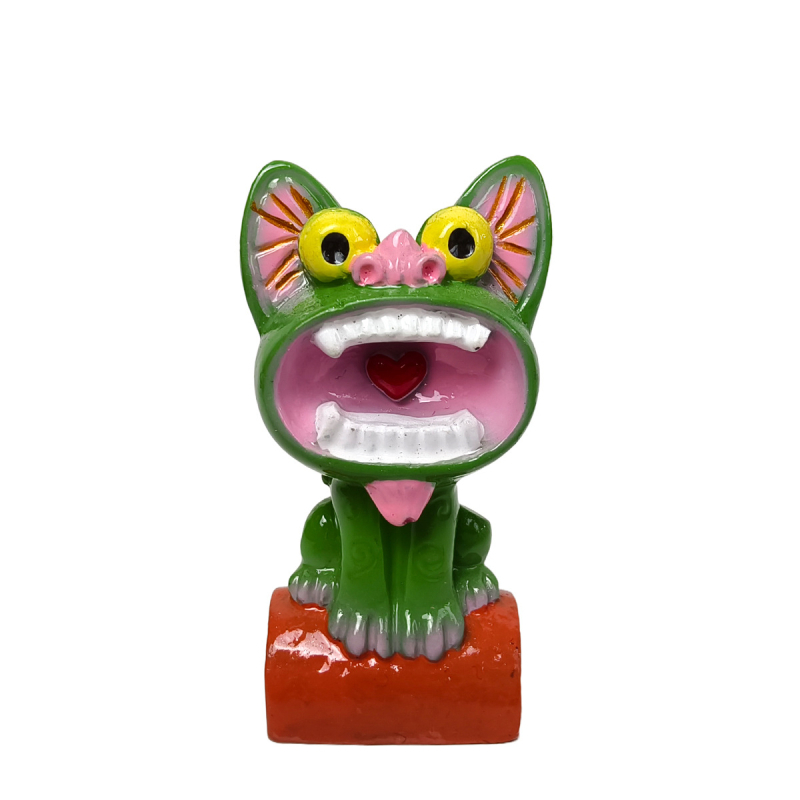 Smolna figura – mačka sreće, desktop dekoracija, suvenir iz Yunnana, poklon za Dali i Lijiang