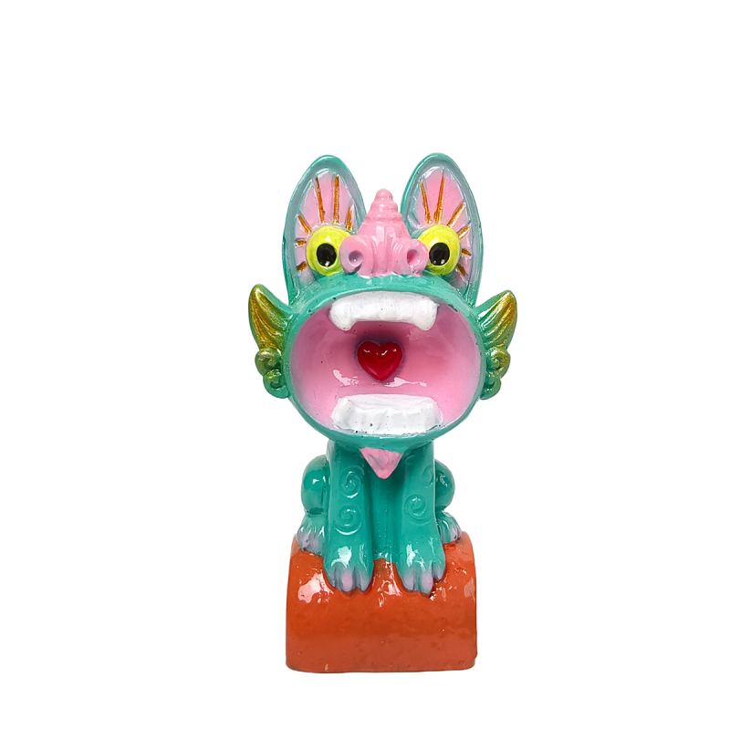 Smolna figura – mačka sreće, desktop dekoracija, suvenir iz Yunnana, poklon za Dali i Lijiang