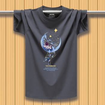 Tricou bărbați cu mânecă scurtă, stil stradal american, vibe vintage din Hong Kong, croială lejeră, respirabil