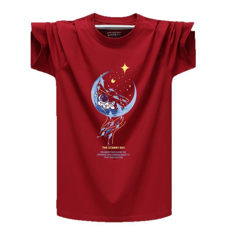 Tricou bărbați cu mânecă scurtă, stil stradal american, vibe vintage din Hong Kong, croială lejeră, respirabil