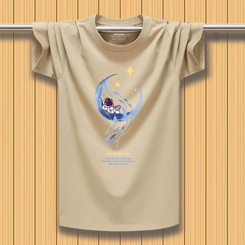 Tricou bărbați cu mânecă scurtă, stil stradal american, vibe vintage din Hong Kong, croială lejeră, respirabil
