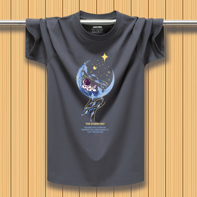 Tricou bărbați cu mânecă scurtă, stil stradal american, vibe vintage din Hong Kong, croială lejeră, respirabil