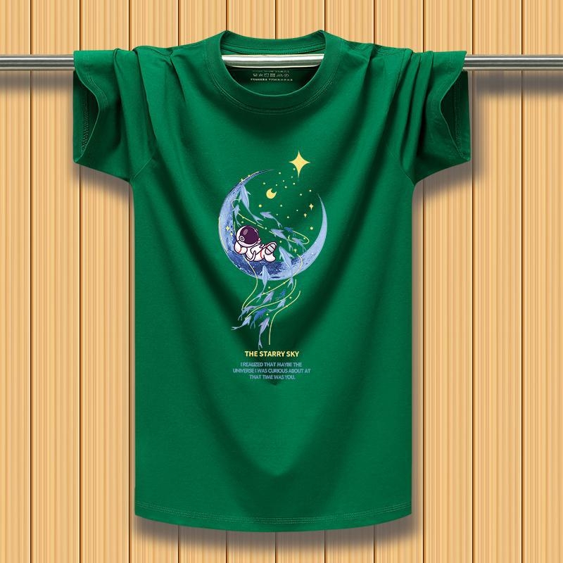 Tricou bărbați cu mânecă scurtă, stil stradal american, vibe vintage din Hong Kong, croială lejeră, respirabil