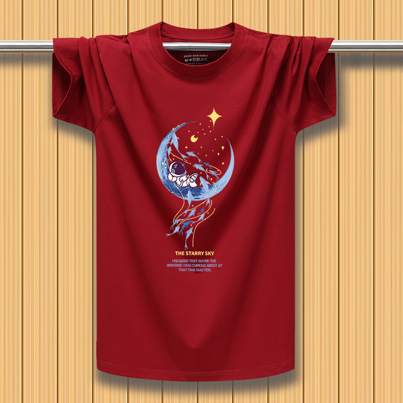 Tricou bărbați cu mânecă scurtă, stil stradal american, vibe vintage din Hong Kong, croială lejeră, respirabil