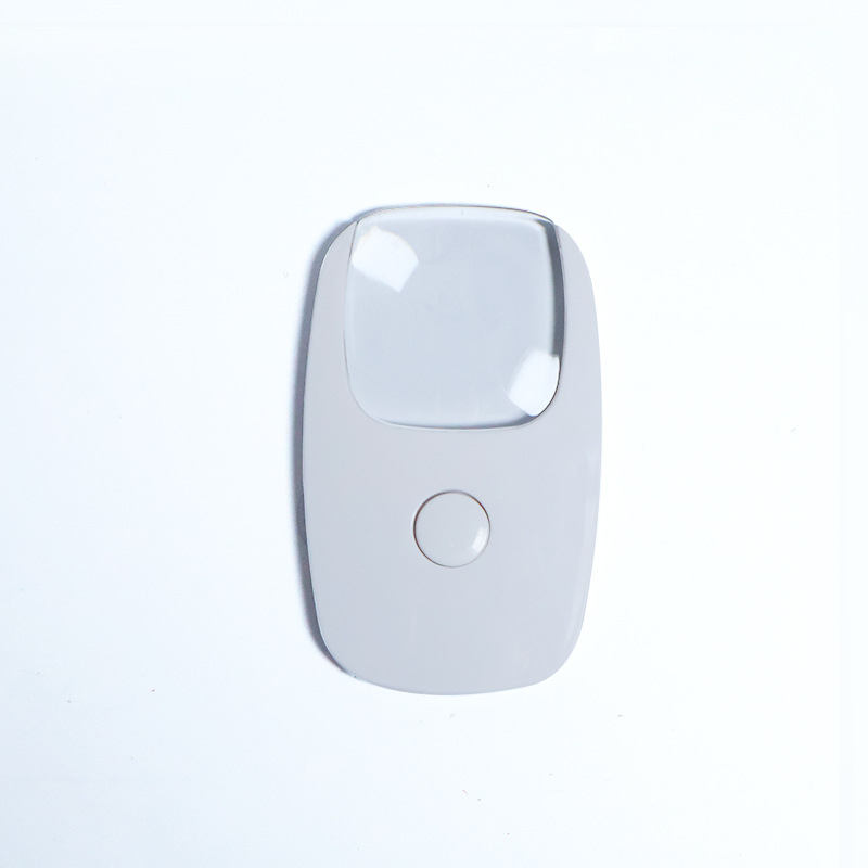 Lupa de citit LED cu lentilă pătrată, portabilă, compactă, claritate înaltă