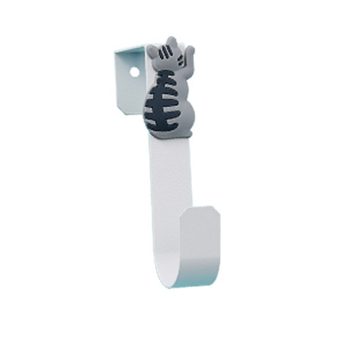 Minimalistička kuka za vrata s dizajnom mačke, metalna kuka za kupaonicu bez bušenja, 4.2 cm
