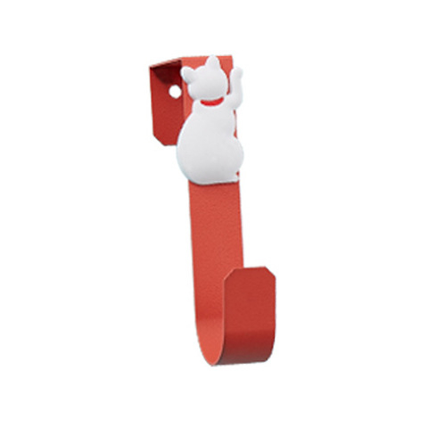 Minimalistička kuka za vrata s dizajnom mačke, metalna kuka za kupaonicu bez bušenja, 4.2 cm