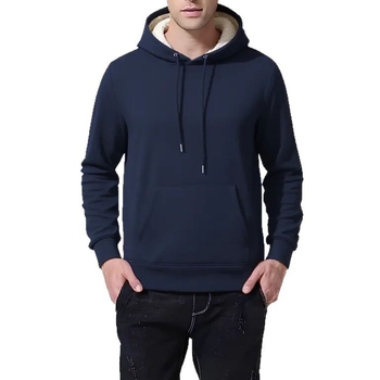 Férfi kapucnis pulóver fleece 460 g, húzókötéllel, laza szabású, mindennapi stílus