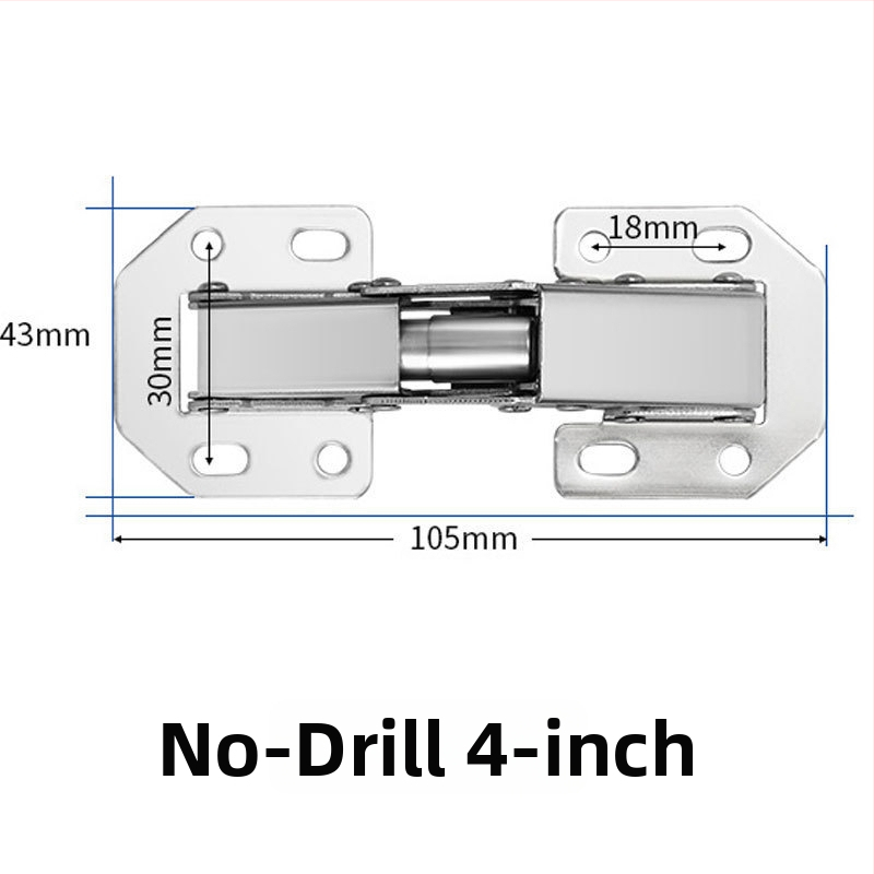 Hydraulična šarka za namještaj s površinskom montažom, mostovnog tipa, s oprugom i tlmičenjem, Yadingdi