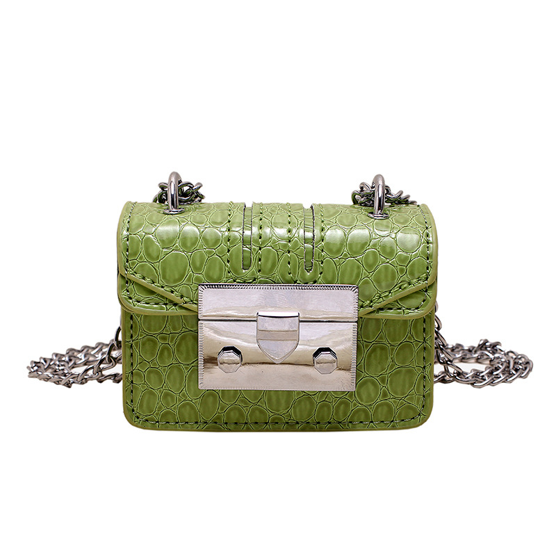 Torba za ruž s mini lančanim remenom, crossbody, jesen 2026, elegantna kvadratna mala torbica