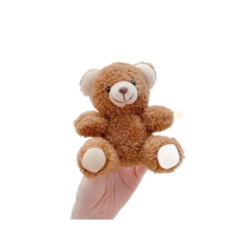 Slatki 3D plišani medvjed – privjesak za torbu i ključeve, iz serije plišanih medvjedića