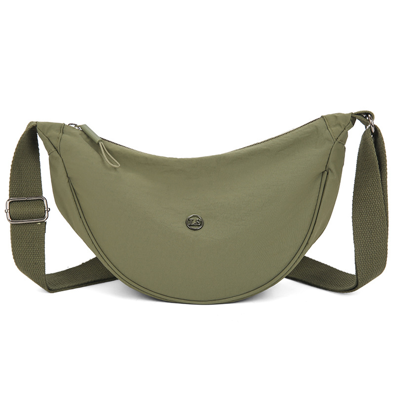 Nylon crossbody torbica u stilu knedle, vodootporna, s jednom naramenicom, velik kapacitet za svakodnevnu upotrebu