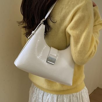 Ženska torbica u francuskom stilu, ispod pazuha, vintage casual crossbody, proljeće 2026