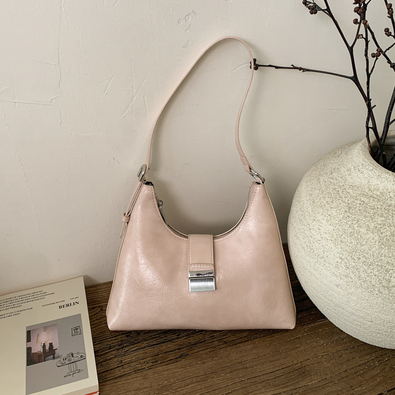 Ženska torbica u francuskom stilu, ispod pazuha, vintage casual crossbody, proljeće 2026