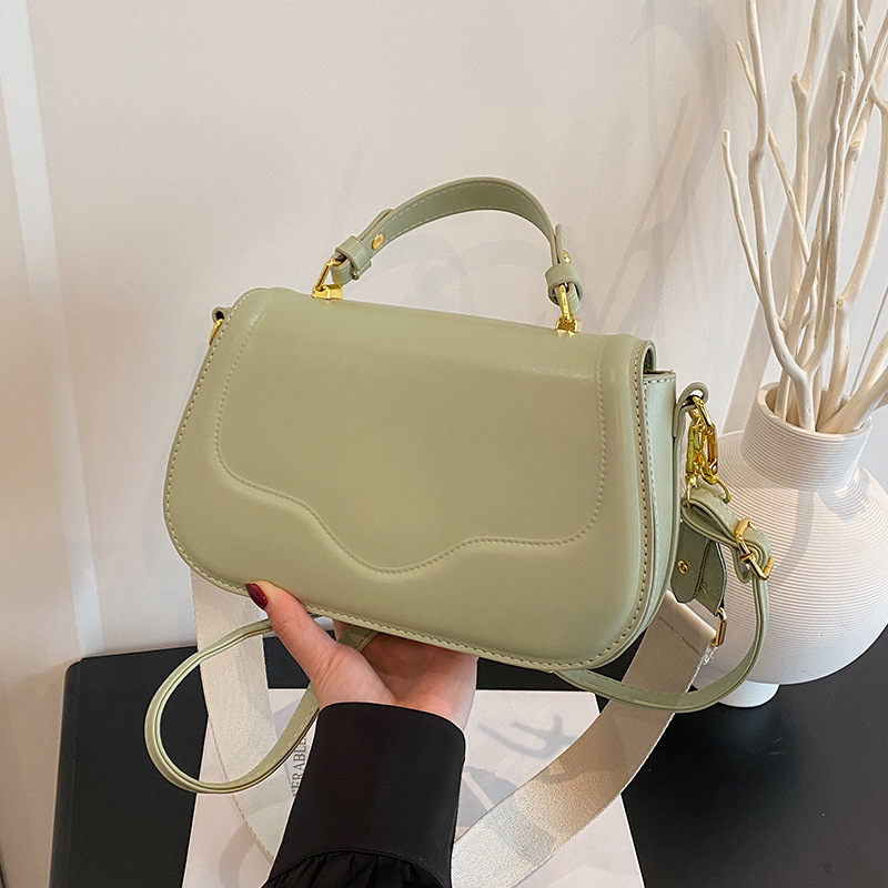 Ženska PU torbica, sedlo-stila, mala, preko ramena ili crossbody, proljeće 2025, za svakodnevnu upotrebu
