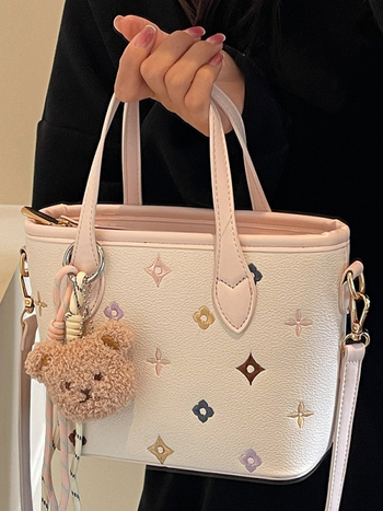 PU kožna mini bucket torbica, ljeto 2025, minimalistički dizajn, crossbody