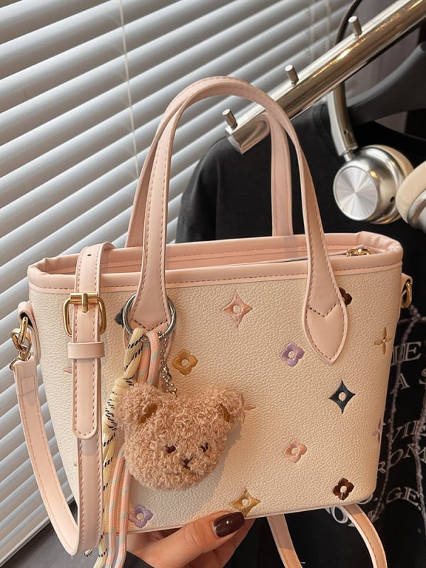 PU kožna mini bucket torbica, ljeto 2025, minimalistički dizajn, crossbody