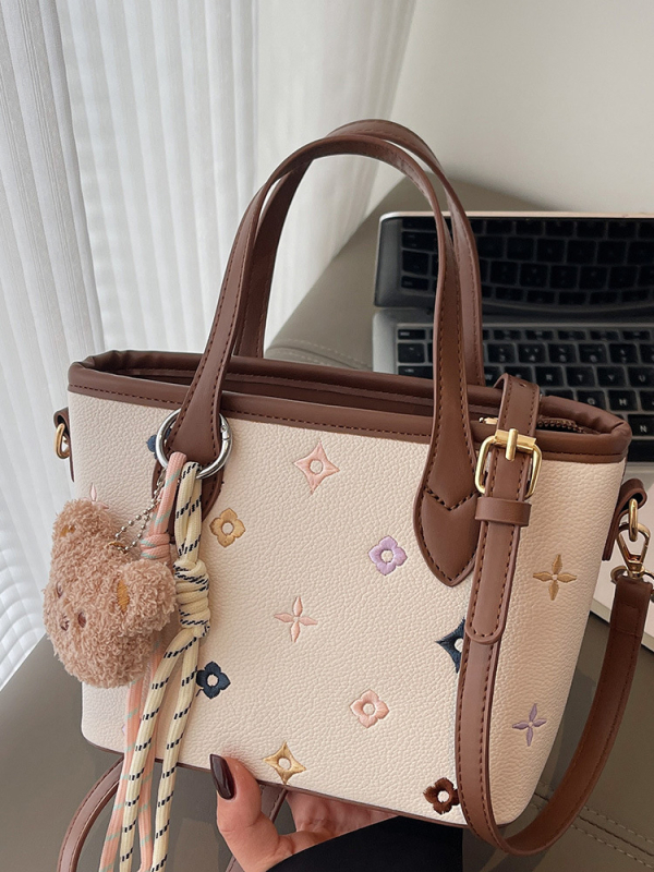 PU kožna mini bucket torbica, ljeto 2025, minimalistički dizajn, crossbody