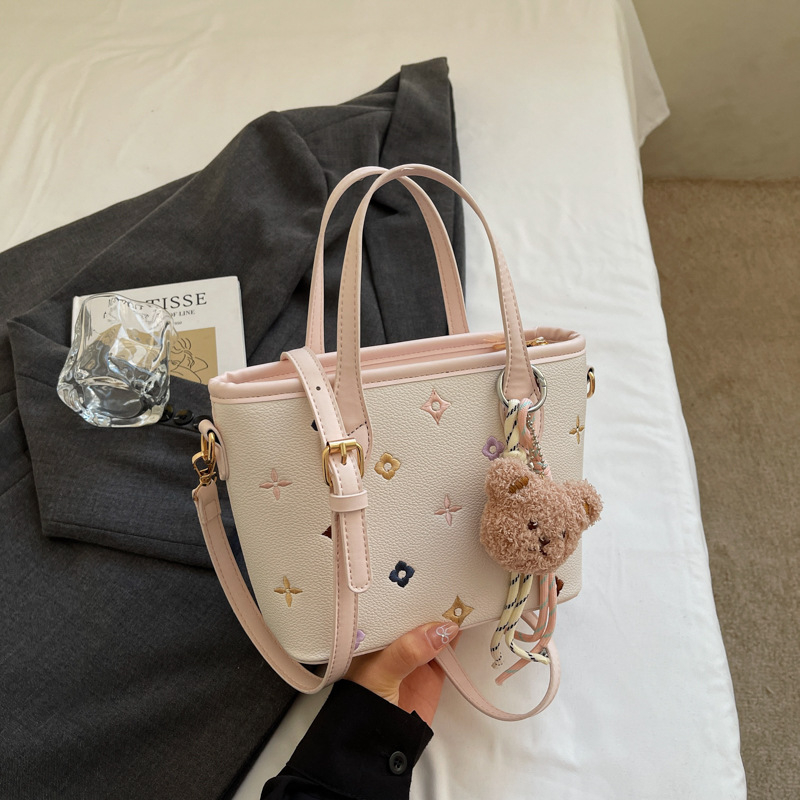 PU kožna mini bucket torbica, ljeto 2025, minimalistički dizajn, crossbody