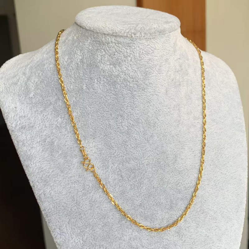 Nakit za ključnu kost od titan čeličnog materijala s M kopčom, miješani stilovi lanaca: box lanac, O‑oblik lanac, lanac u stilu Chopard, spacer perle suncokreta, lanac s kuglicama i zmijskog tipa lanac