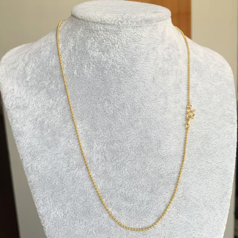 Nakit za ključnu kost od titan čeličnog materijala s M kopčom, miješani stilovi lanaca: box lanac, O‑oblik lanac, lanac u stilu Chopard, spacer perle suncokreta, lanac s kuglicama i zmijskog tipa lanac